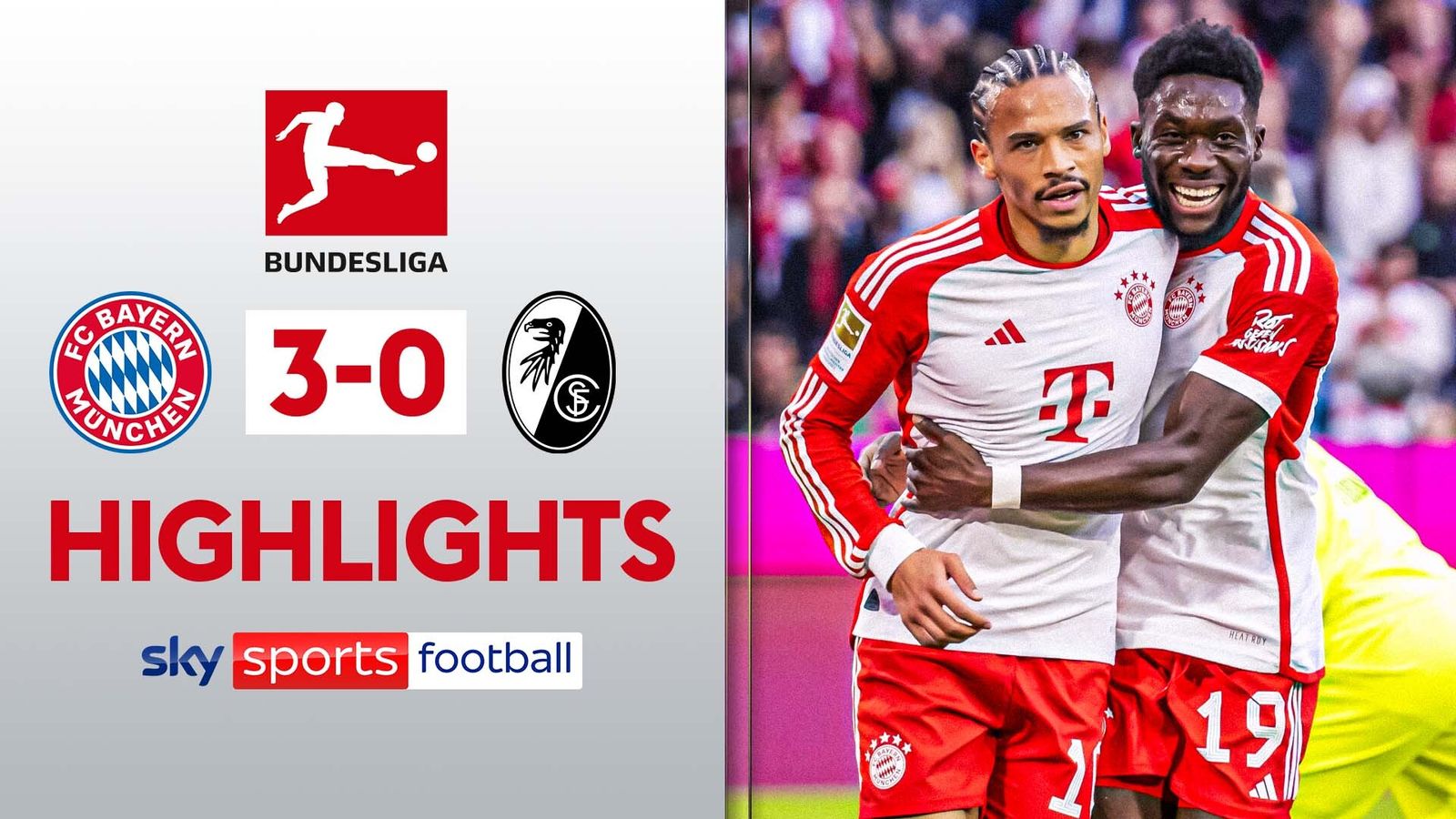 Bayern 3 - 0 Freiburg - Match Report & Highlights