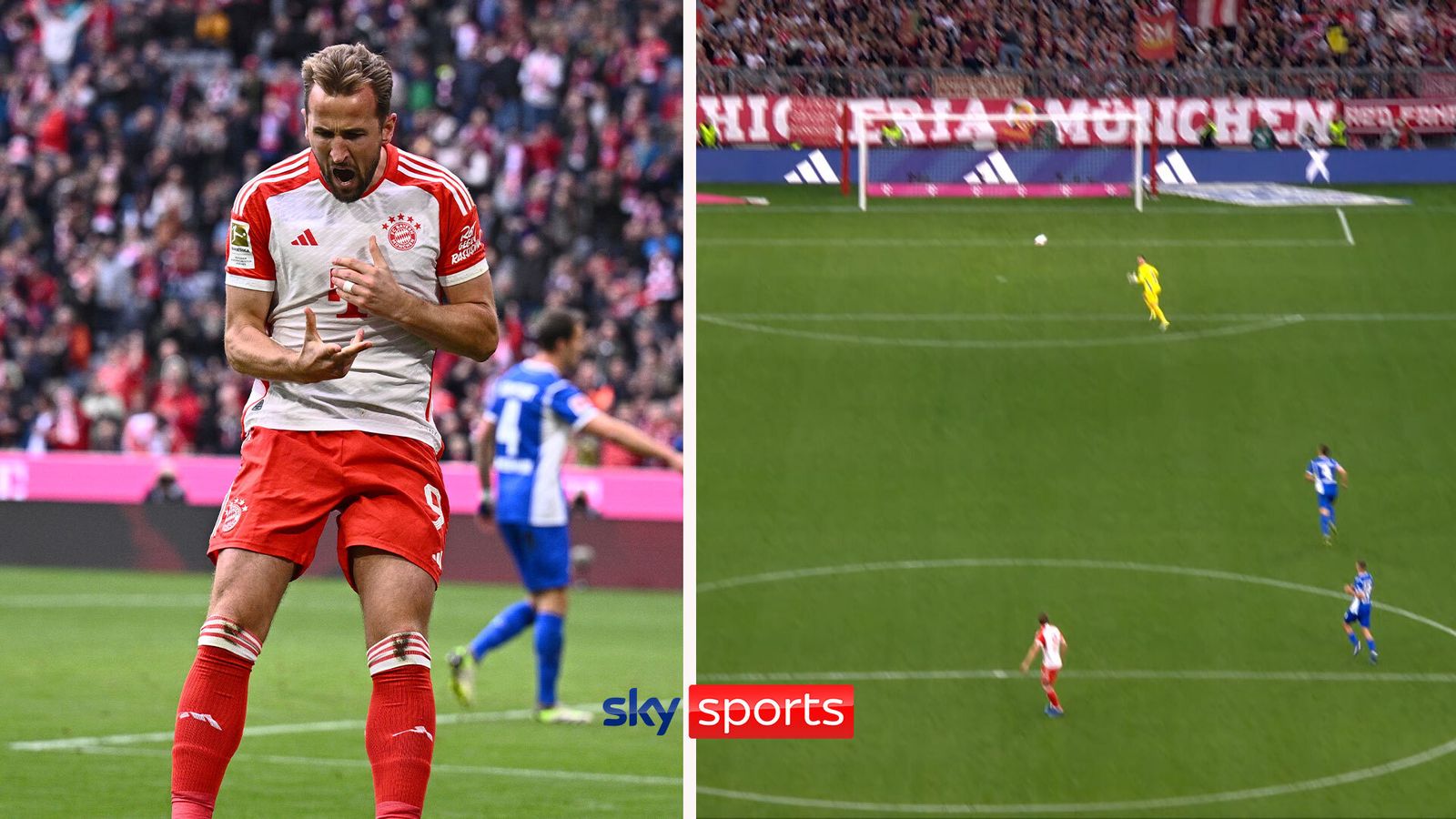 Harry Kane Scores Beckham-esque Wondergoal From Own Half For Bayern ...