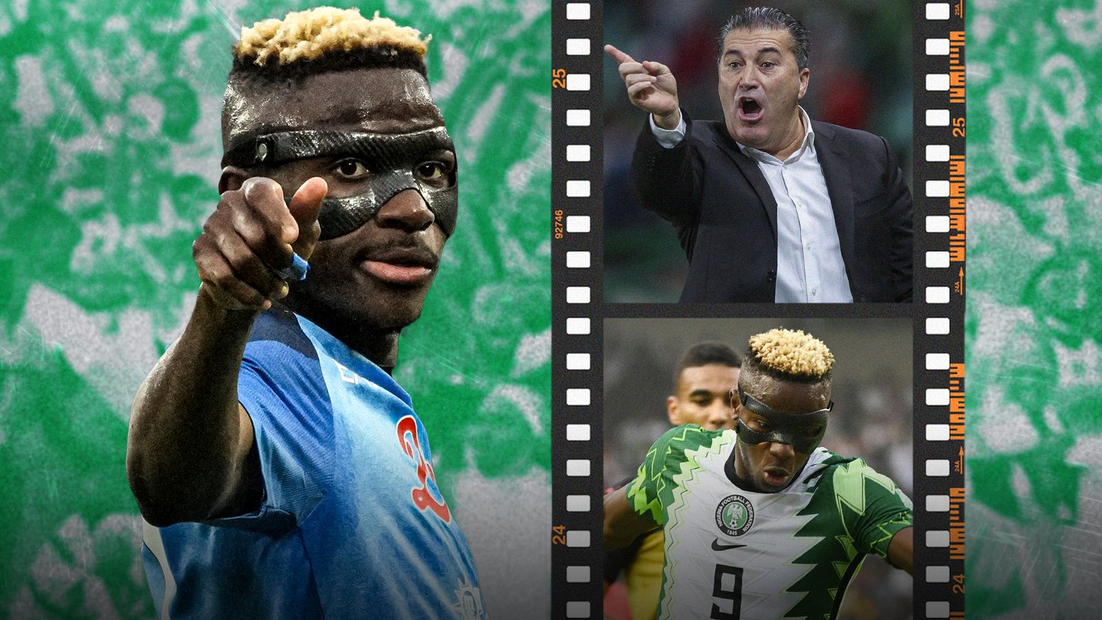 Victor Osimhen: Videoclipuri cu Napoli „Nu se poate întâmpla”, spune antrenorul Nigeriei Jose Peseiro în timp ce îl apără pe atacant și se uită la Cupa Africii |  știri despre fotbal