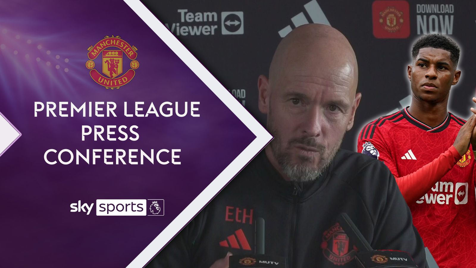 Erik Ten Hag: Marcus Rashford Is Struggling But Goals Will Come, Says ...