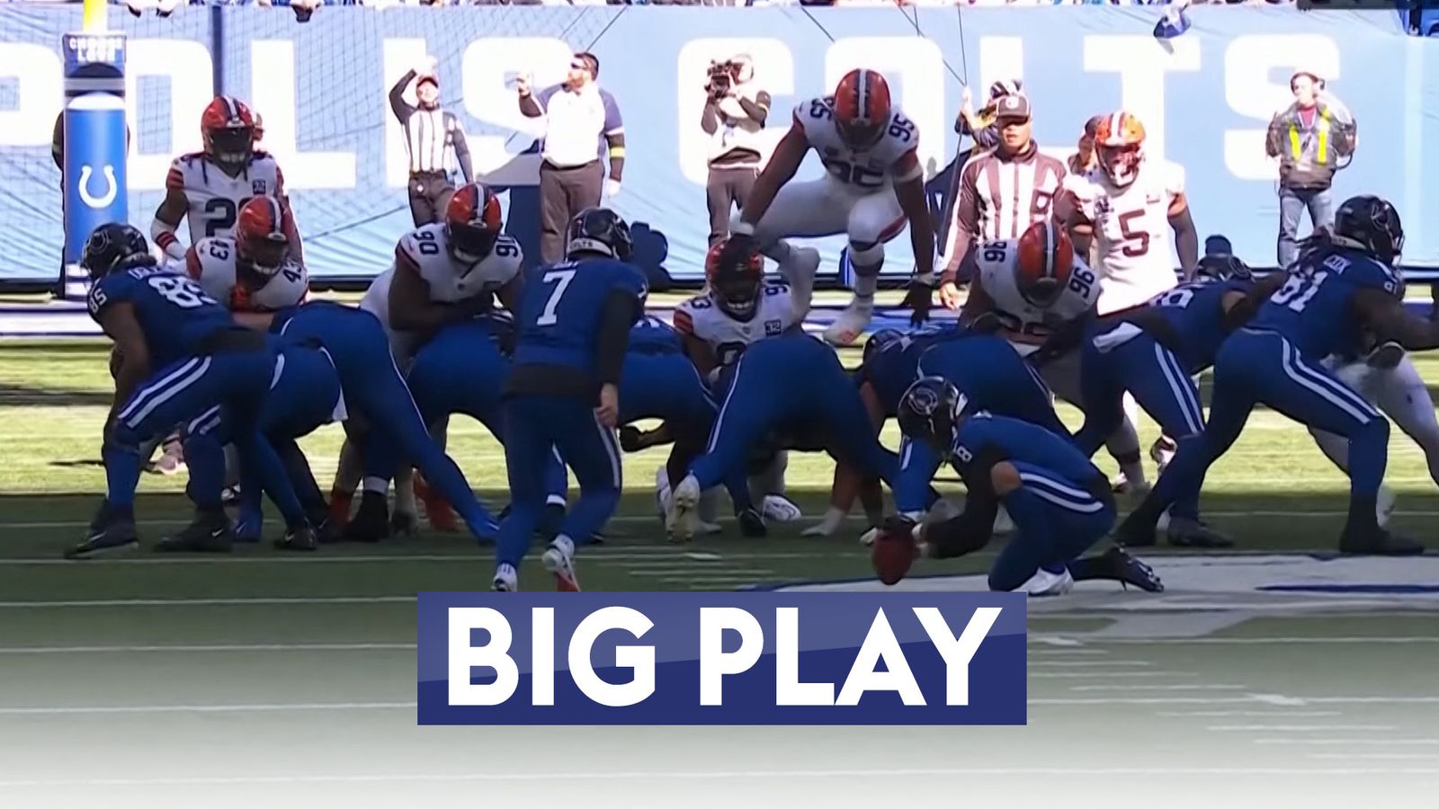 Play of the season so far? Myles Garrett leaps over offensive line and ...