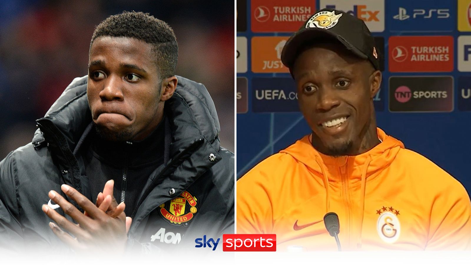 Wilfried Zaha shrugs off Manchester United spell | 'Look at my face, do ...