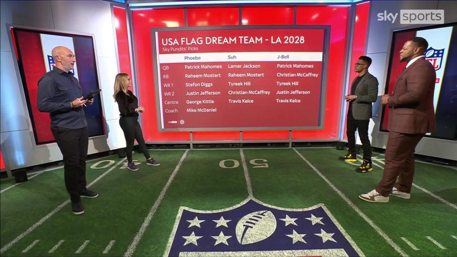 Mahomes or Jackson? Who makes USA Flag dream team?