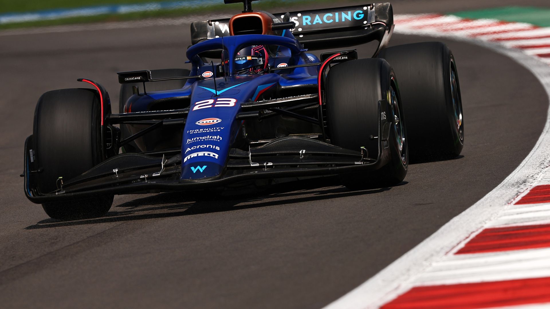 Mexico City GP Practice: Williams' Albon runs pacesetter Verstappen close LIVE!