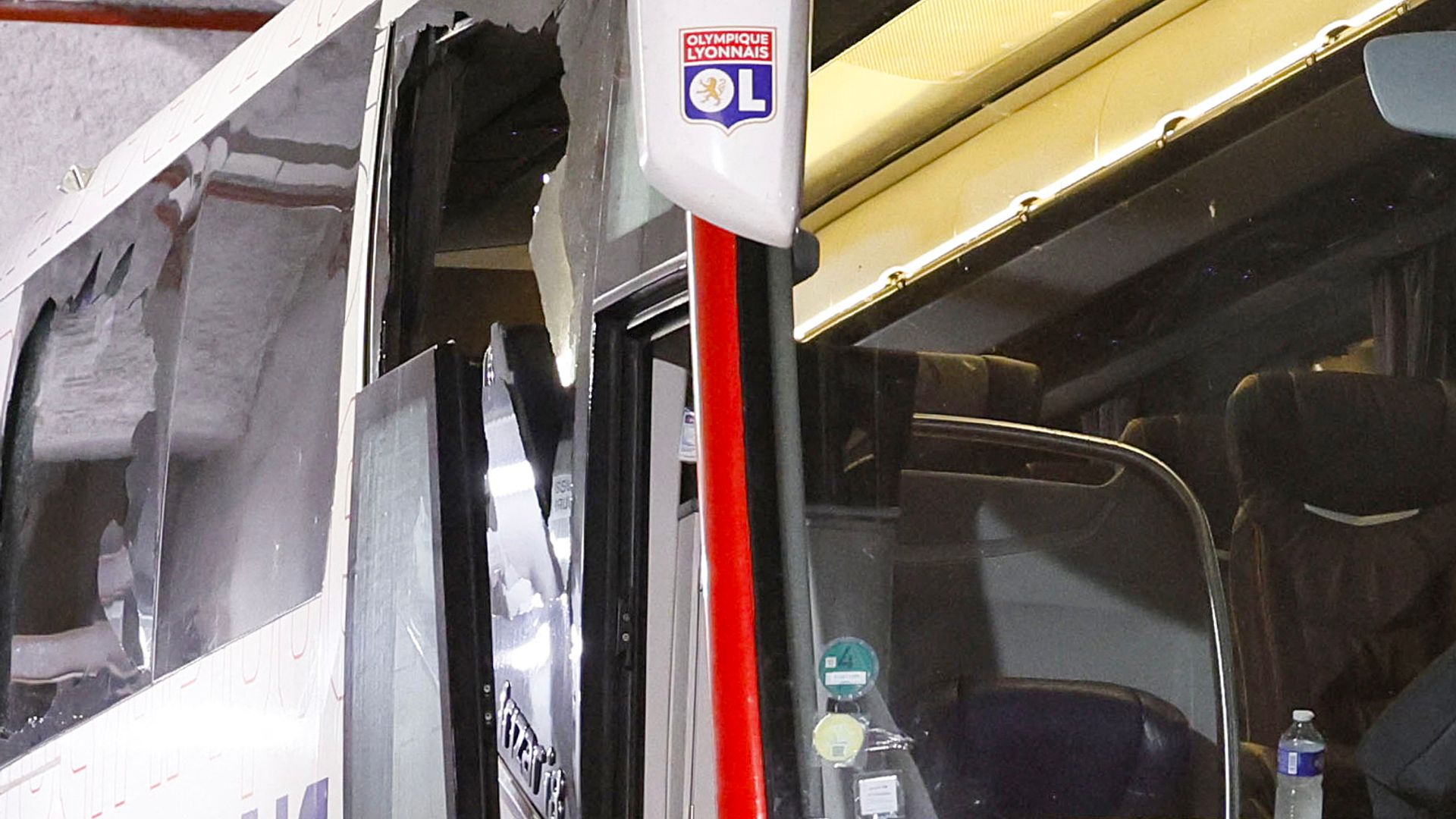 Lyon's match at Marseille abandoned after manager injured in team bus attack