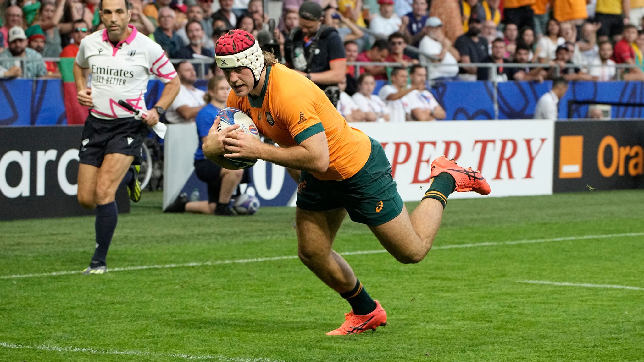 Rugby World Cup Australia defeat Portugal 34-14 to keep their slim hopes of making quarter-finals alive Rugby Union News Sky Sports
