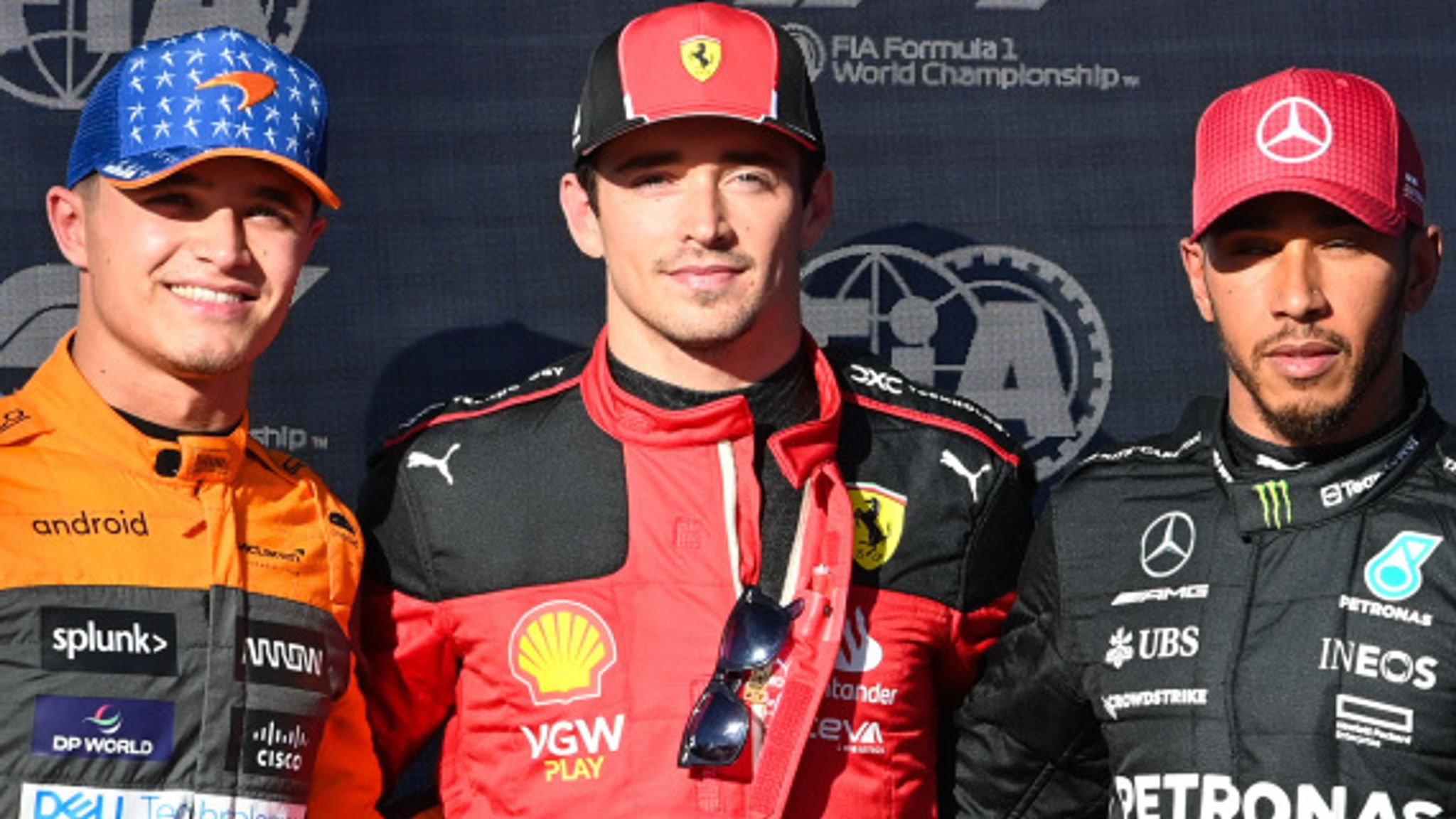 United States GP Qualifying: Charles Leclerc beats Lando Norris, Lewis  Hamilton to pole as Max Verstappen only sixth, F1 News