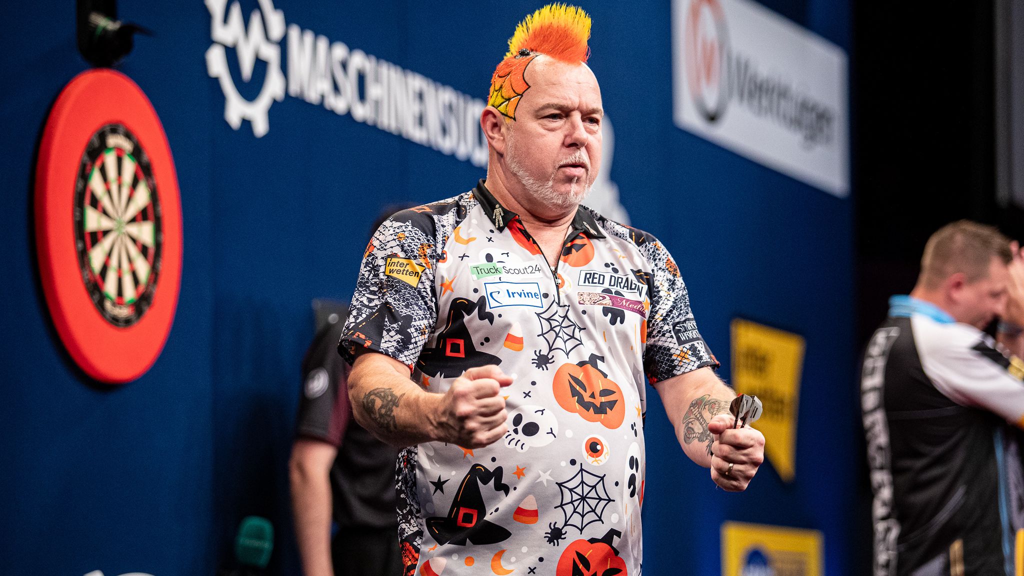 European Championship Peter Wright secures title with victory over James Wade in Dortmund Darts News Sky Sports