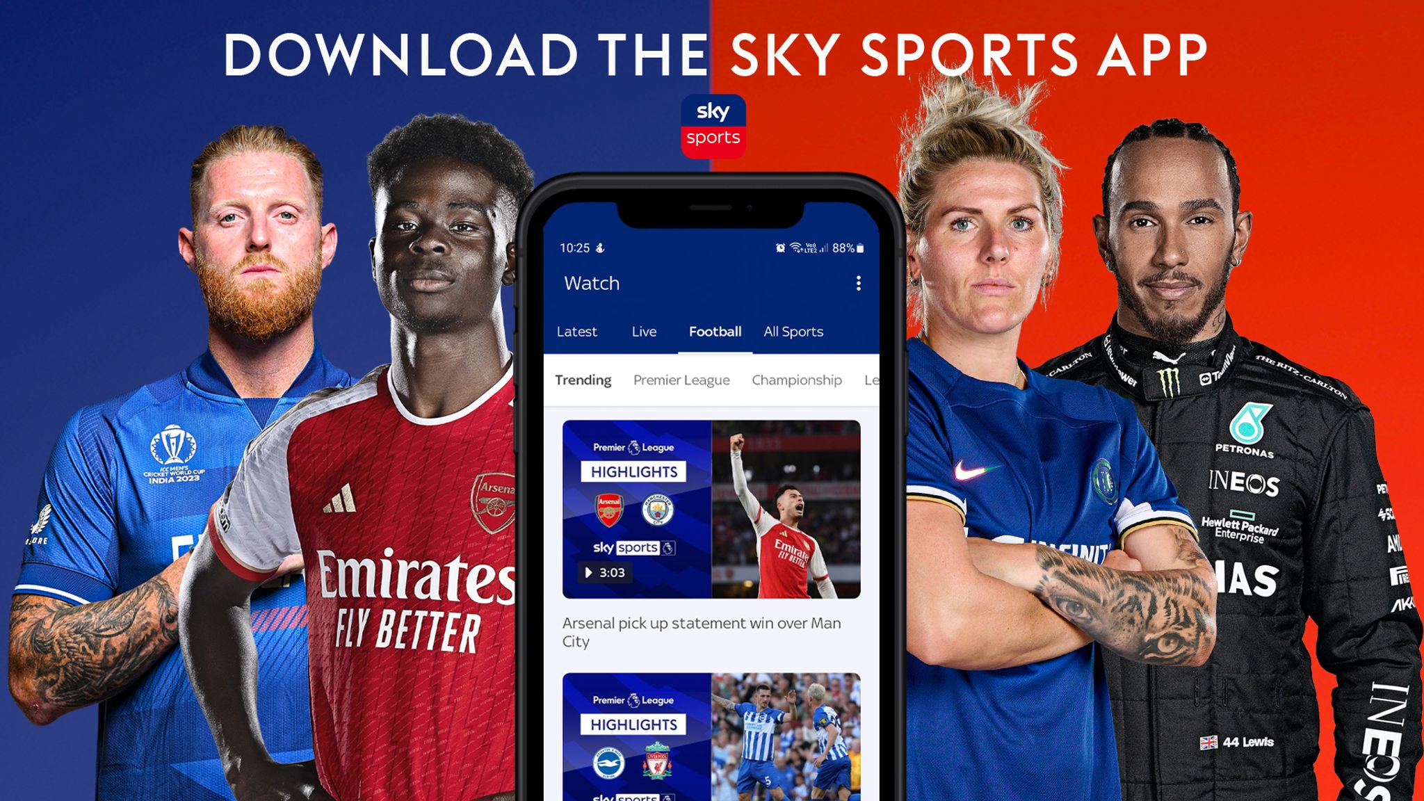 Download the Sky Sports App: Free Premier League highlights, F1