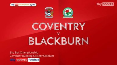 Coventry 1-0 Blackburn