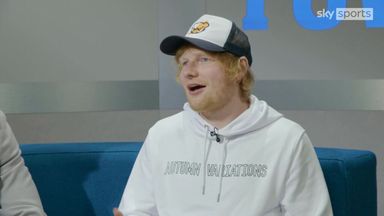 Ed Sheeran gate-crashes Ipswich pre-match show