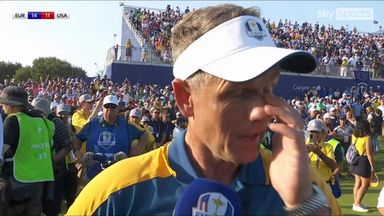 'We'll share these memories forever' | Donald emotional following Ryder Cup victory
