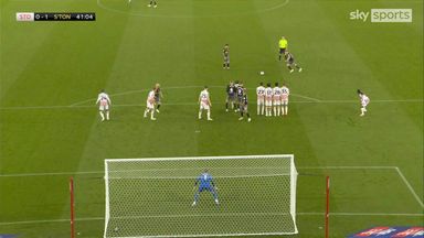 Armstrong opens the scoring for Saints with sublime free-kick!