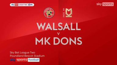 Walsall 0-0 MK Dons