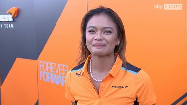 'A groundbreaking moment' | McLaren drive dream come true for Bustamante