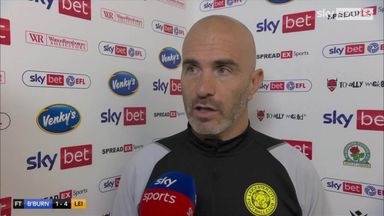 Maresca: Blackburn are the best team Leicester have faced so far