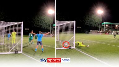 Thought Diaz mistake was bad? Watch this bizarre ghost goal in non league