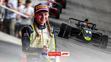 F1 Academy Race 3 highlights | Jessica Edgar takes first British win