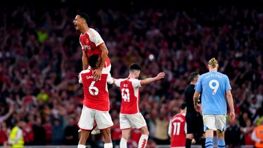 Image from Arsenal 1-0 Man City: Mikel Arteta's side have grown in depth and size and Pep Guardiola has a title race on his hands