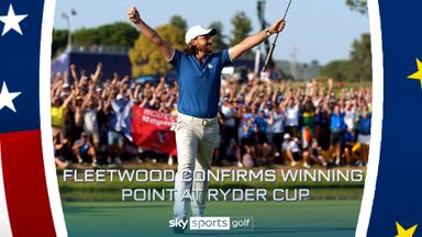 Europe win Ryder Cup | Fleetwood secures winning point
