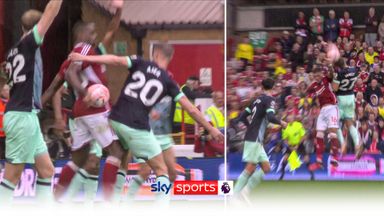 Were Brentford rightfully denied two penalty appeals for handball?