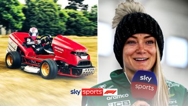 'Quite scary on a lawnmower!' | Hawkins reveals bizarre World Record!