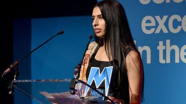 Kira Rai presents Diversity in Media Award to Sky Sports