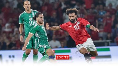 Salah captains 10-man Egypt to 1-1 draw with Algeria