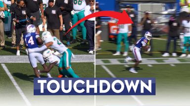 'Unbelievable!' | Diggs spins out of two defenders for second TD!