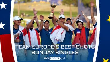 Team Europe's best shots | Sunday Singles