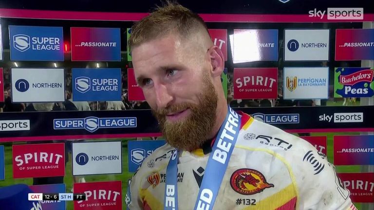 Sam Tomkins was named Player of the Match after his crucial try sent the Catalans Dragons into Super League Grand Final