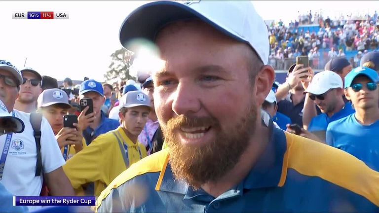 Shane Lowry reflects on his tie against Jordan Spieth and what it took from Team Europe to get the victory at this year's Ryder Cup.
