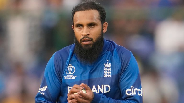 England's Adil Rashid (AP)