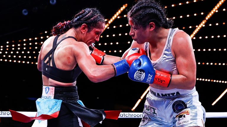 Amanda Serrano unified the featherweight division in February with her win over Cruz 