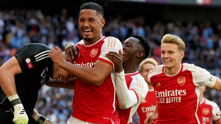 Arsenal beat Man City on penalties in the Community Shield
