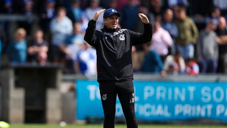 Barton helped Bristol Rovers gain promotion from League Two in 2022