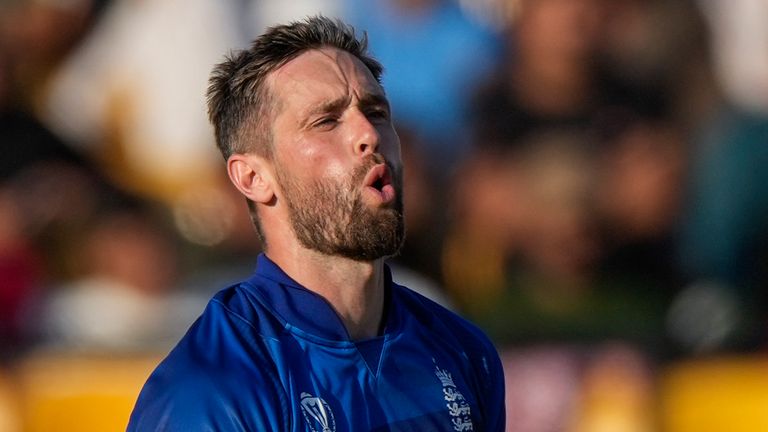 England bowler Chris Woakes (Associated Press)