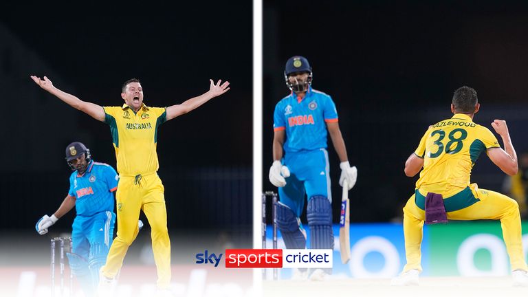 India crumbling as Australia bag three early ducks!