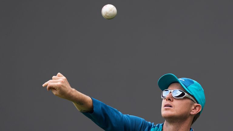 Australia's Adam Zampa during a practice session ahead of their fixture against Pakistan in Bengaluru