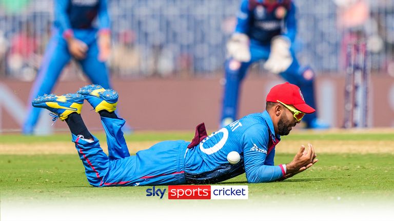 Afghanistan dropped catches against New Zealand.