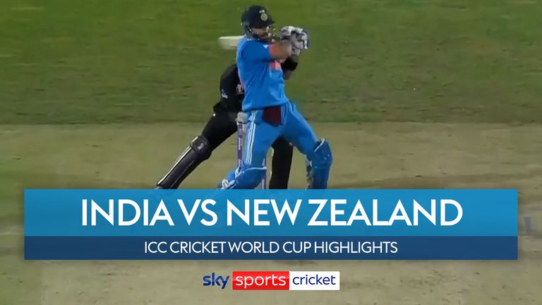 Screengrab from India vs New Zealand at Cricket World Cup
