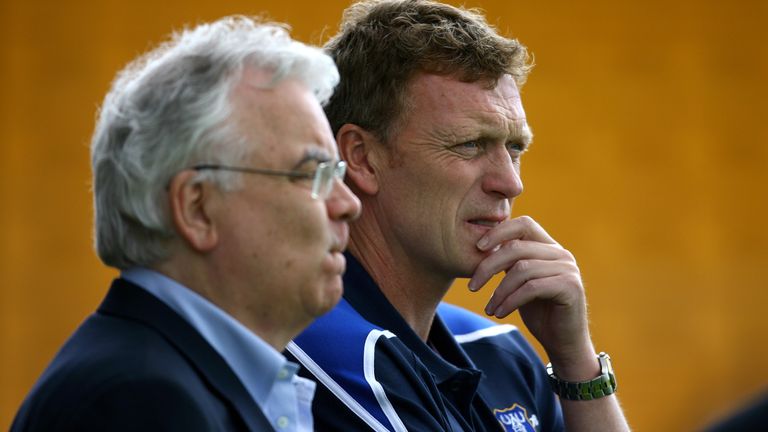 Champions League qualification was the height of success under David Moyes in 2005