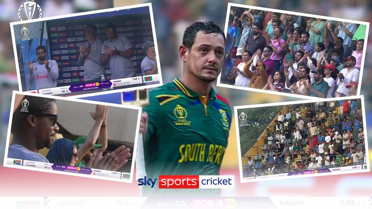 de kock standing ovation