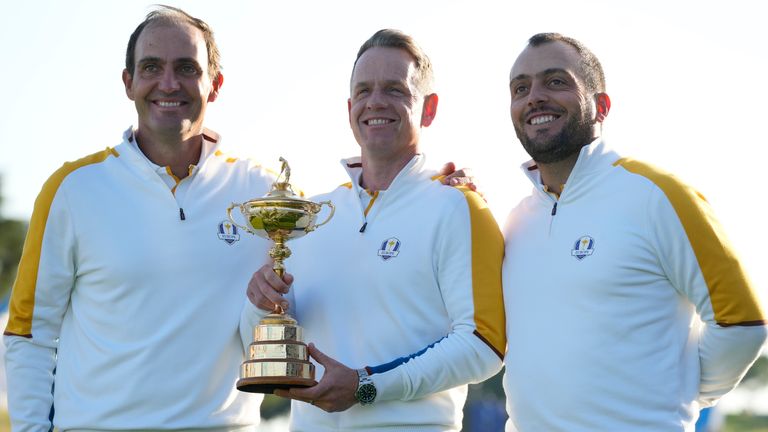 Edoardo Molinari, Ryder Cup golf (Associated Press)