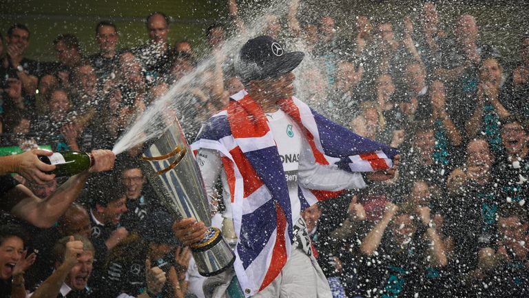 Lewis Hamilton won his first title with Mercedes in 2014 and has since gone on to win five more championships with them
