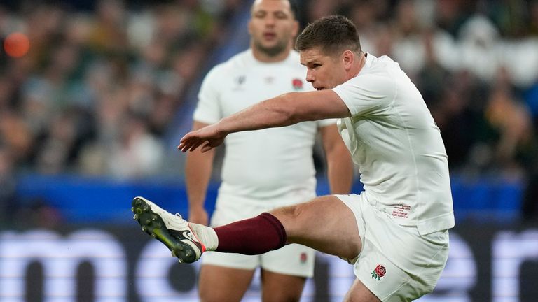 England skipper Owen Farrell kicked solidly off the tee in victory 