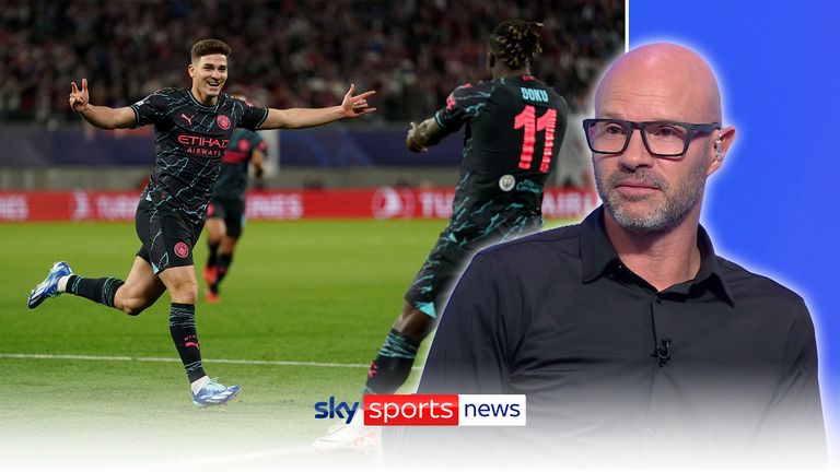 DANNY MILLS REACTS TO MAN CITY'S 3-1 WIN OVER RB LEIPZIG IN THE CL THUMB 