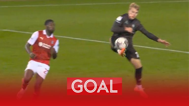 Tommy Conway&#39;s impressive, improvised finish in the 95th minute seals Bristol City&#39;s win against Rotherham.