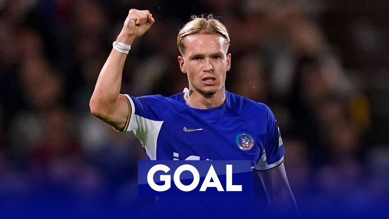 Mykhailo Mudryk scores his first goal for Chelsea to give his side the lead away at Fulham.