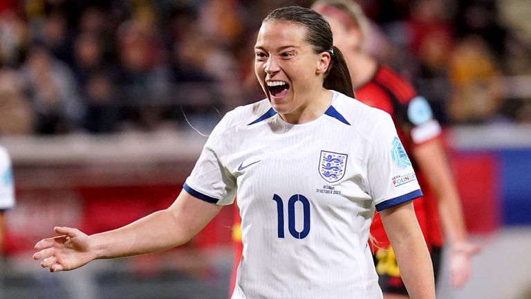Fran Kirby scored for England on her first international start in over a year